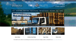 Desktop Screenshot of alphapallets.co.uk