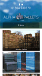 Mobile Screenshot of alphapallets.co.uk